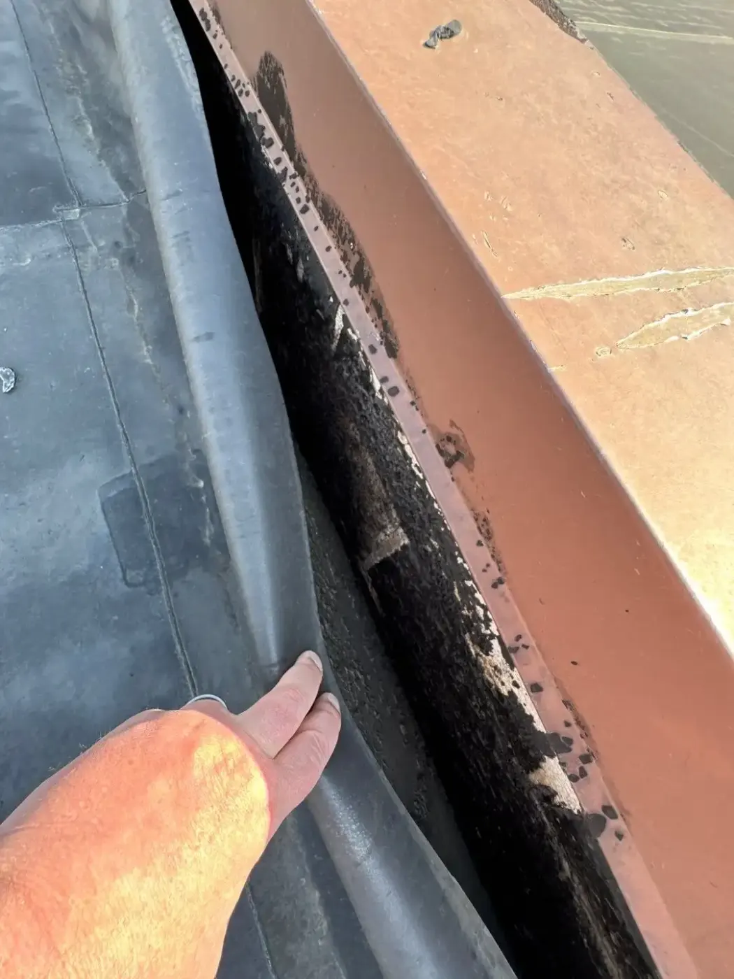 Commercial roof inspection documented in Selma